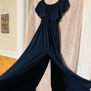 BCBGMaxAzria Navy Maxi Dress